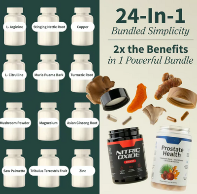The Titan Bundle | Nitric Oxide Booster + Prostate Health